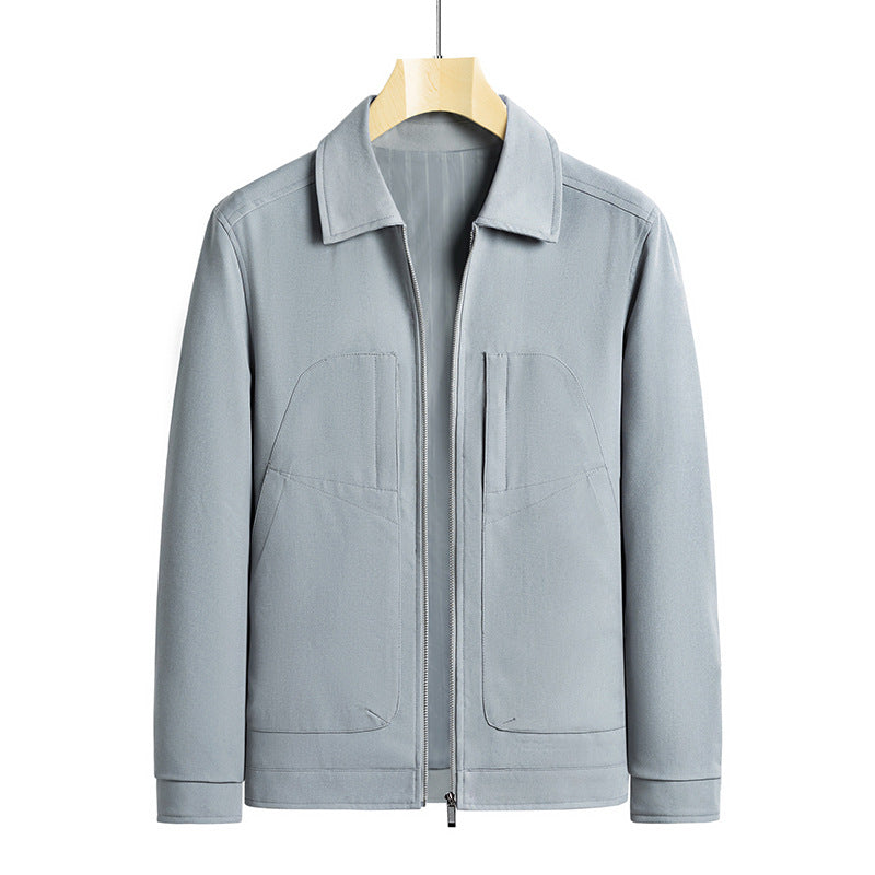 Herren lässige Freizeitjacke mit praktischen Taschen Krohn-e