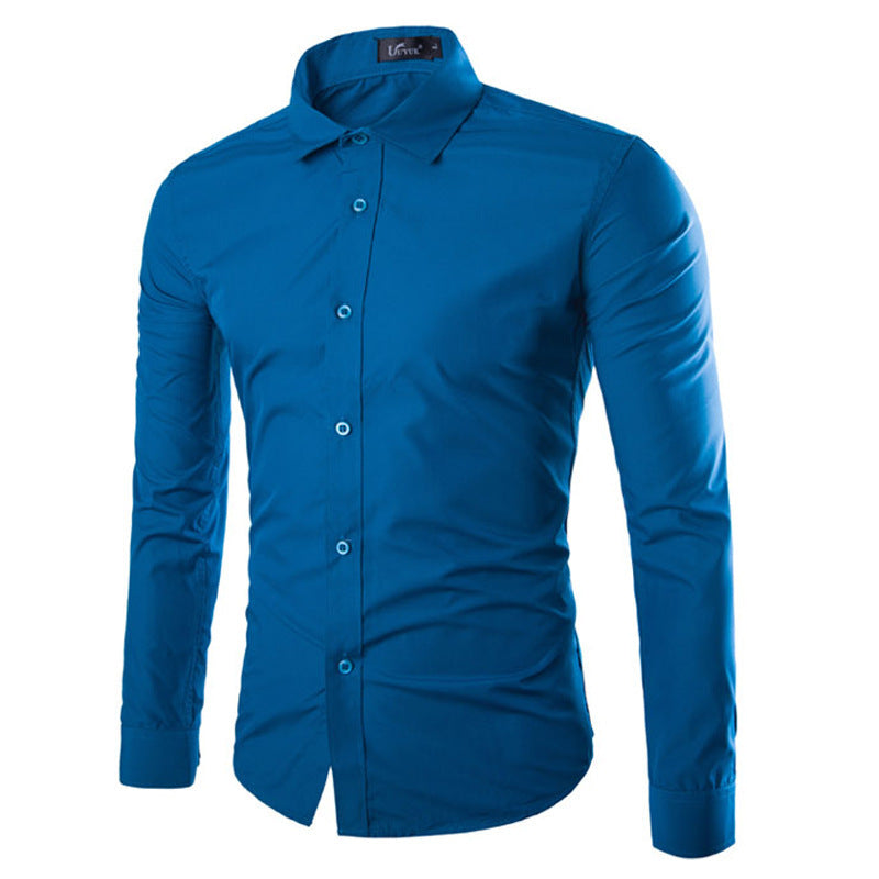 Herren elegante Langarmhemd Krohn-e