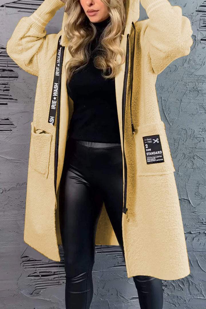 Damen Kuschelige Teddyjacke mit praktischen Taschen Krohn-e