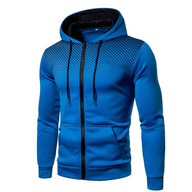 Herren sportliche Kapuzenjacke mit atmungsaktiven Einsätzen Krohn-e