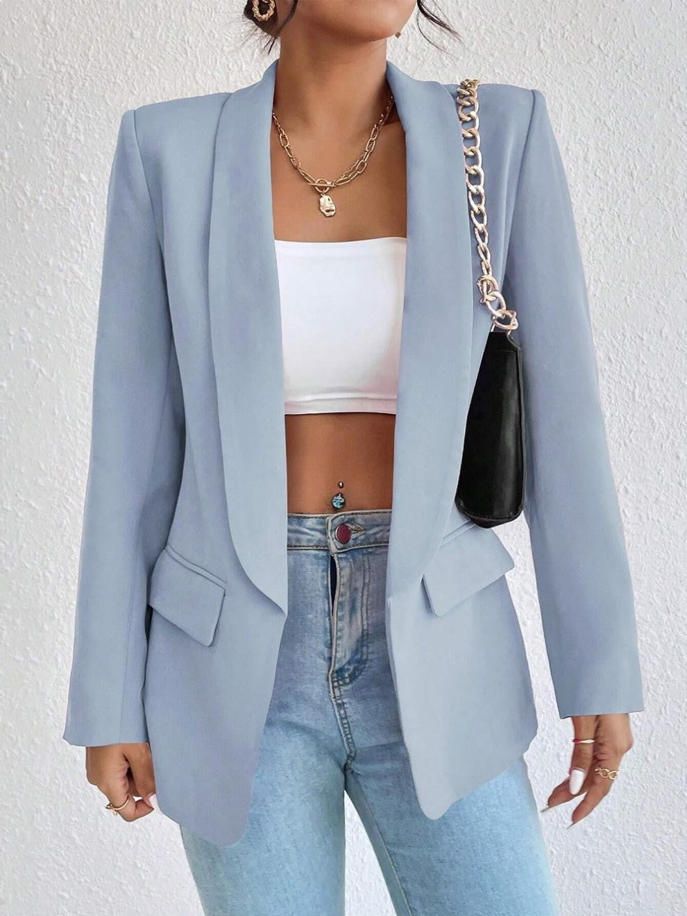 Damen Eleganter Sacko mit modernem Schnitt Krohn-e