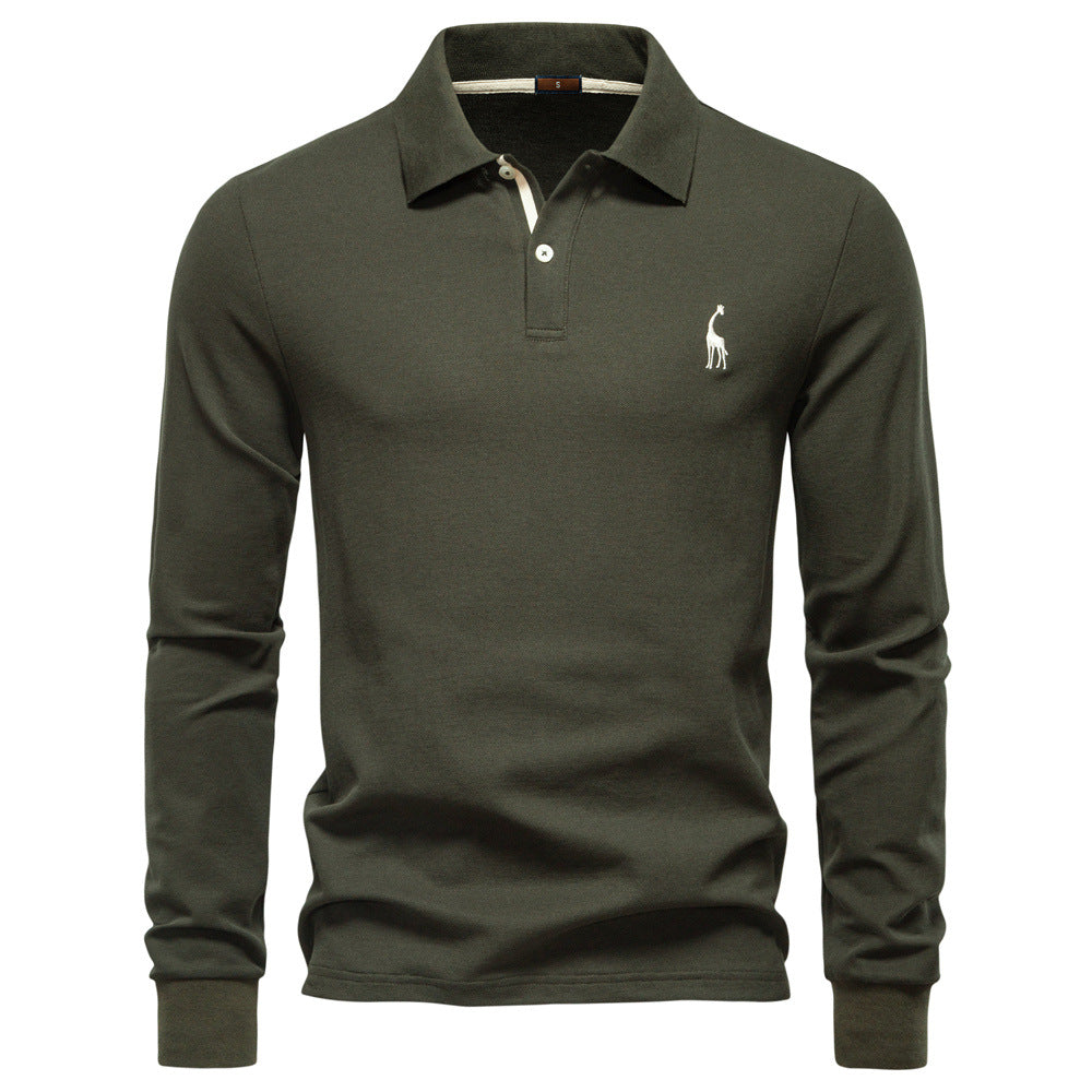 Herren Poloshirt mit klassischer Passform und kontrastierendem Kragen Krohn-e