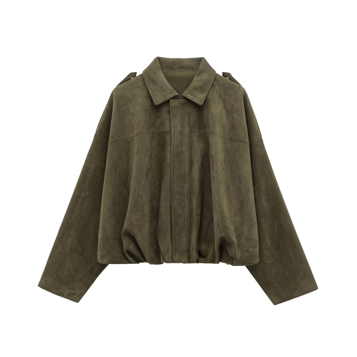 Damen Oversizedjacke aus weichem Textil mit modernem Schnitt Krohn-e