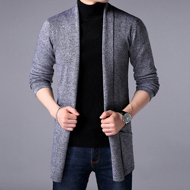 Herren Strickjacke mit offenem Schnitt und praktischem Taschen Krohn-e