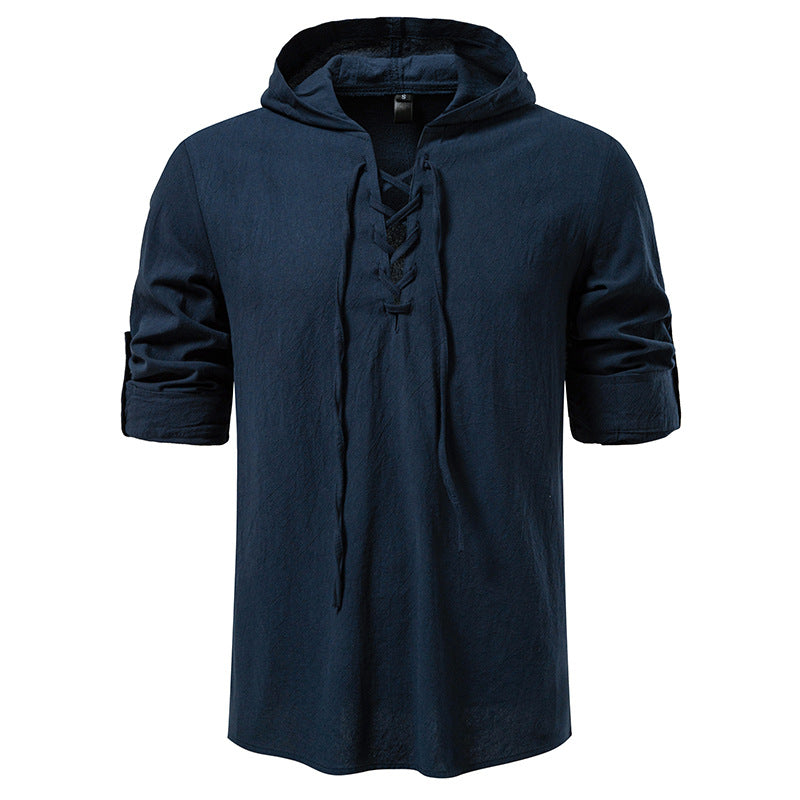Herren Kapuzentop mit einzigartigem Schnürdesign Krohn-e