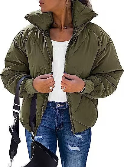 Damen Wärmeisolierte Steppjacke mit hohem Kragen und elastischen Bündchen Krohn-e