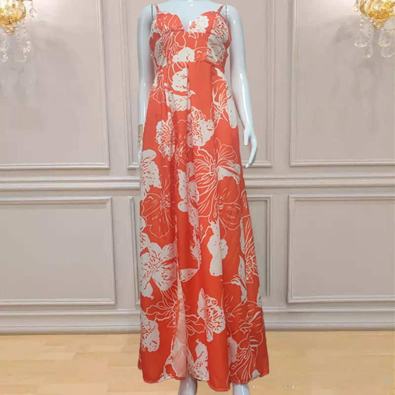 Glamouröses Abendkleid mit Schlitz von Fudus