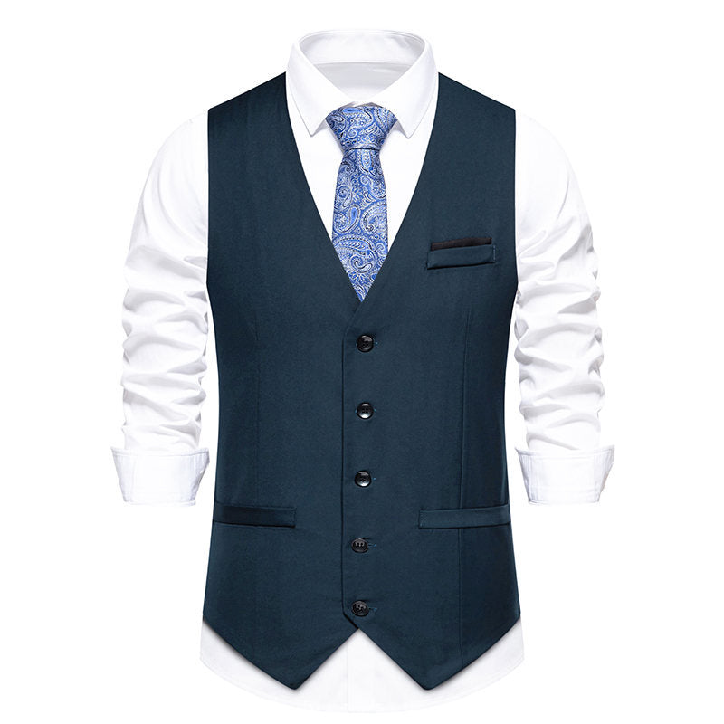 Herren elegante Anzugweste mit feiner Struktur und hochwertigem Material Krohn-e