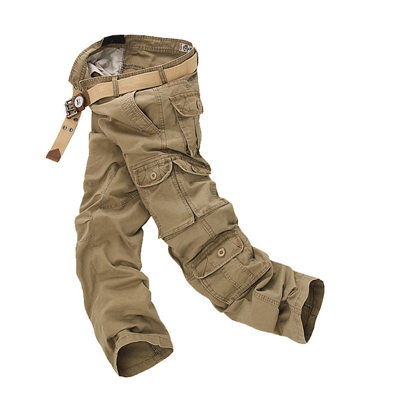 Herren Multifunktionale Cargo-Hose mit verstellbarem Bund und zahlreichen Taschen Krohn-e