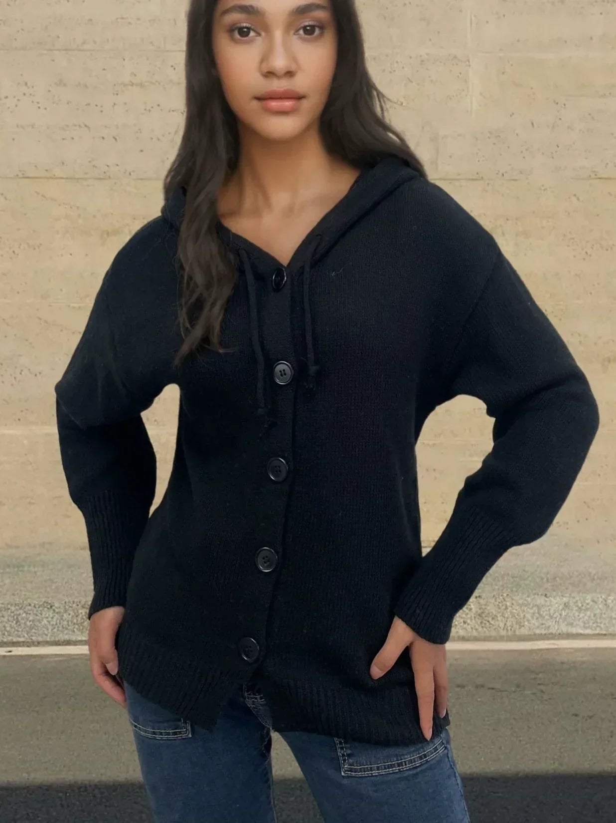 Krohn-e | KapuzenPullover Rippenbesatz