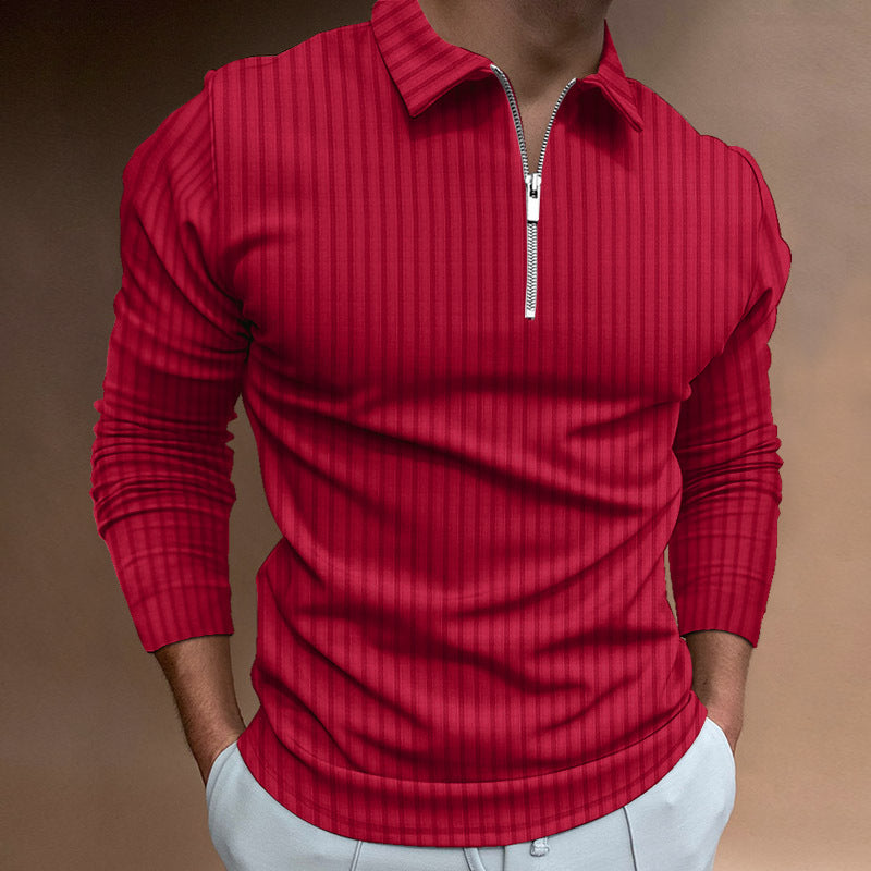 Herren modischer Poloshirt mit Reißverschluss Krohn-e
