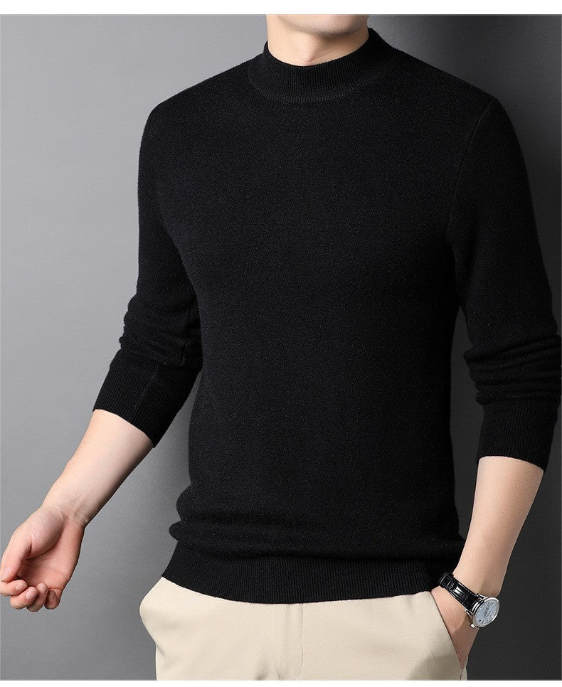 Herren Feinstrickpullover mit Rollkragen und soften Materialien Krohn-e