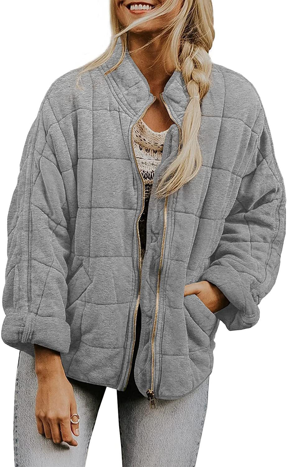 Damen Quilt-Jacke mit hochabschließendem Kragen und praktischen Taschen Krohn-e