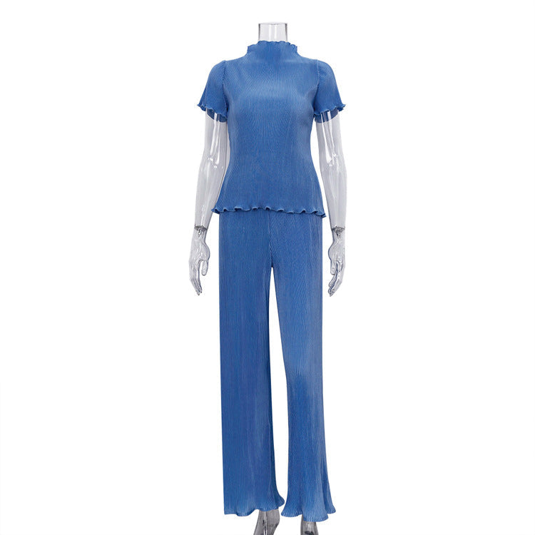 Fudus Damen T-Shirt und weite Hose Set