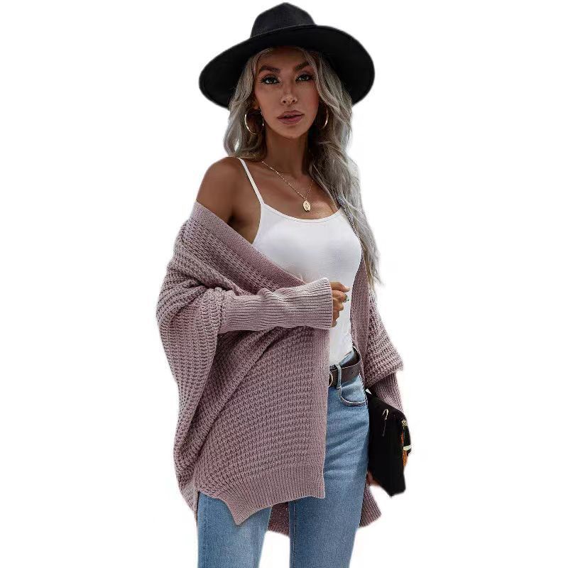 Damen luftige Strickjacke mit offenes Design und feiner Maschenstruktur Krohn-e