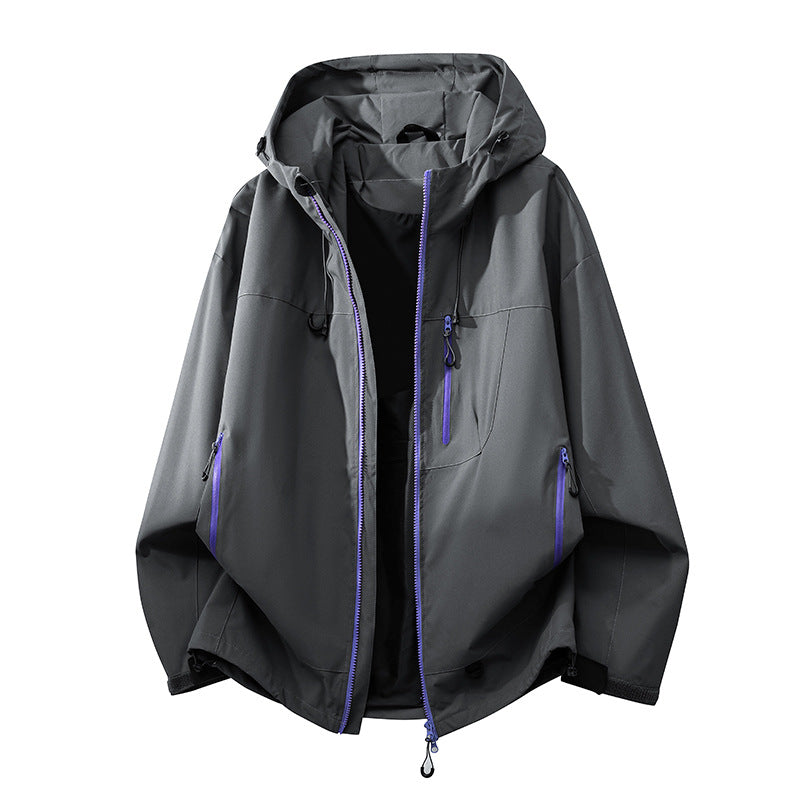Damen technische Outdoorjacke mit multifunktionalen Taschen und verstellbarem Kapuzensystem Krohn-e