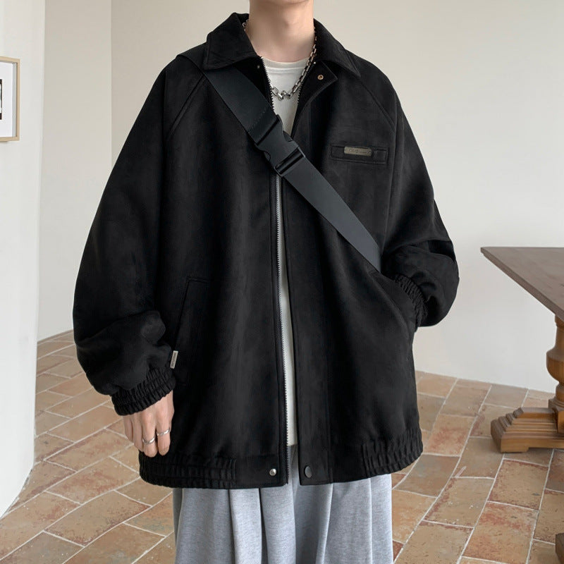 Herren Übergroße Steppjacke mit praktischen Taschen Krohn-e