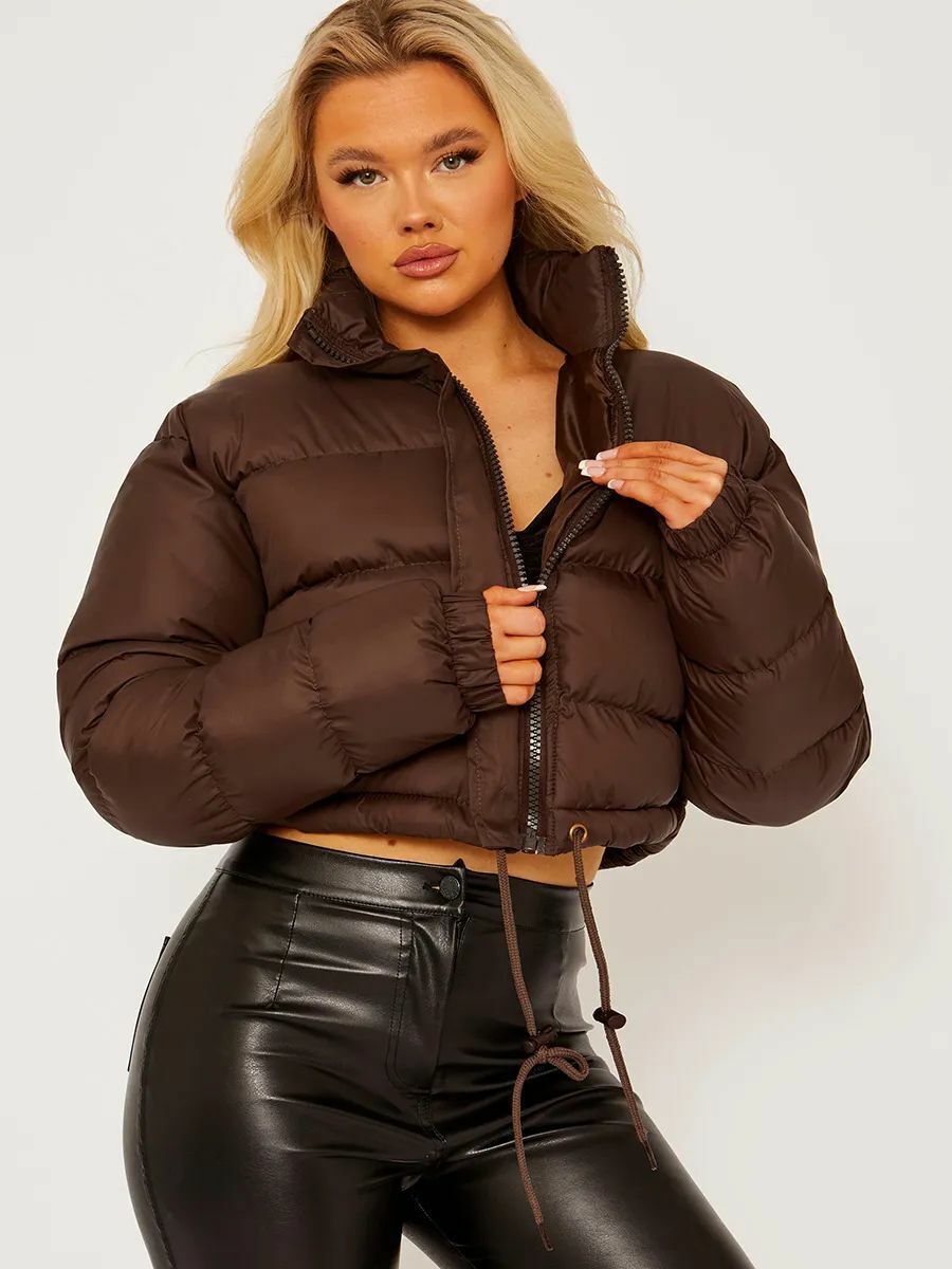Damen stylische, kurz geschnittene Steppjacke Krohn-e