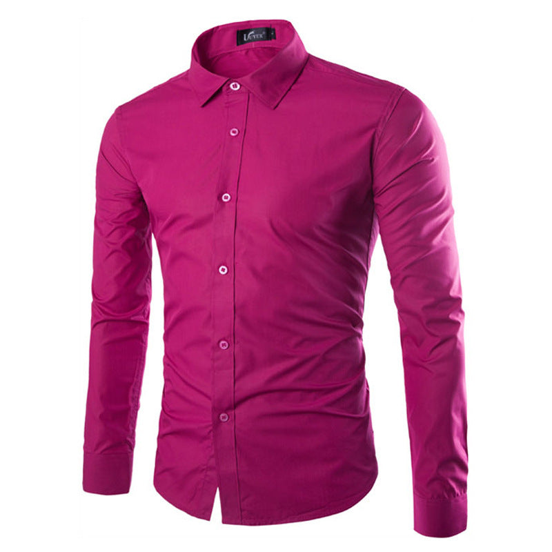 Herren elegante Langarmhemd Krohn-e