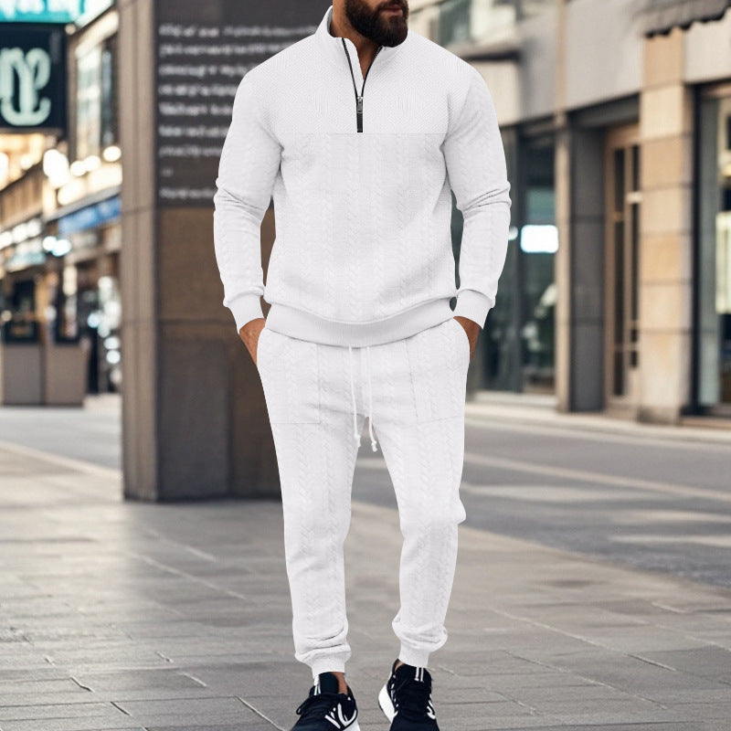 Herren Sportliches Freizeit-Set aus atmungsaktivem Material mit strukturiertem Design Krohn-e