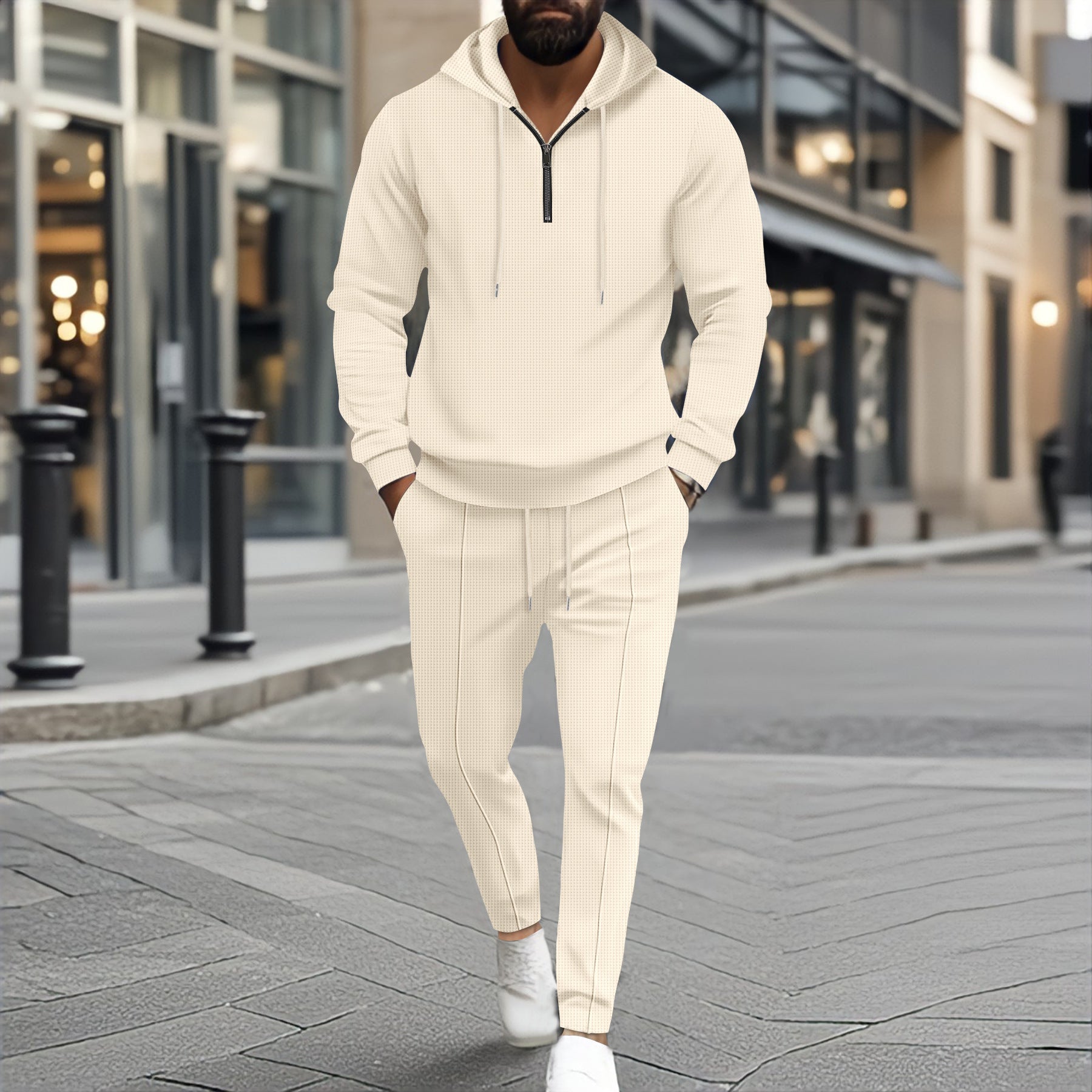 Herren lässiger Hoodie und Jogginghose Set Krohn-e