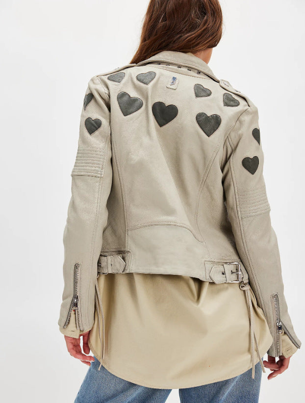 Damen jacke mit Herz-Applikationen Krohn-e