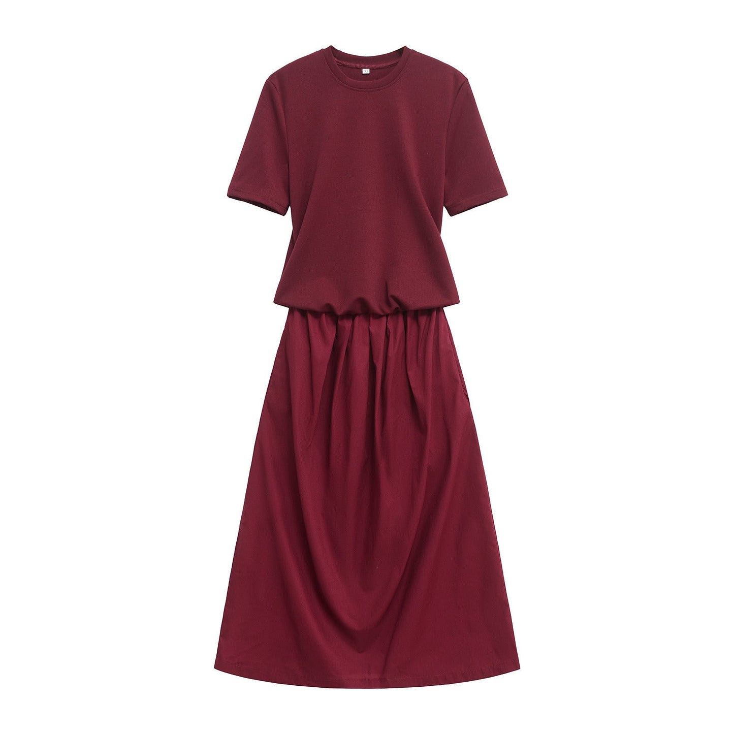 Fudus Langarm-Maxikleid im Frühlingsdesign