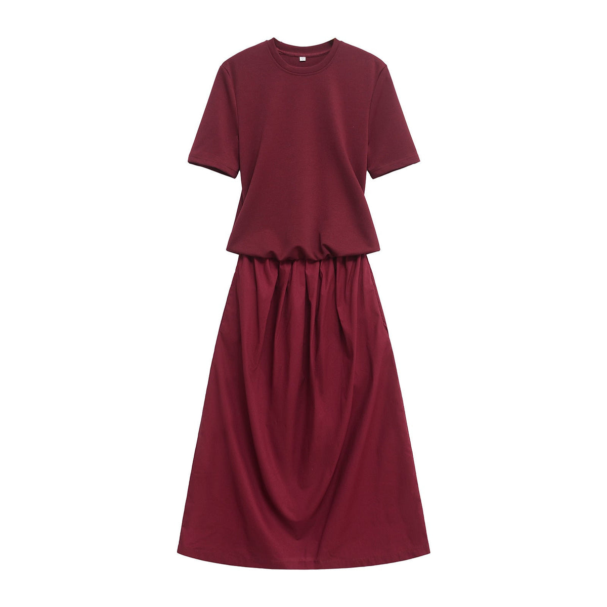 Fudus Langarm-Maxikleid im Frühlingsdesign