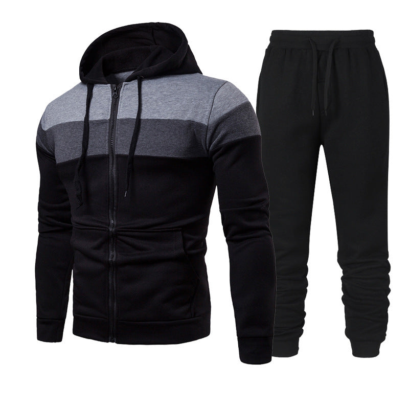 Herren sportliches Freizeit-Set mit modischem Farbblockdesign Krohn-e