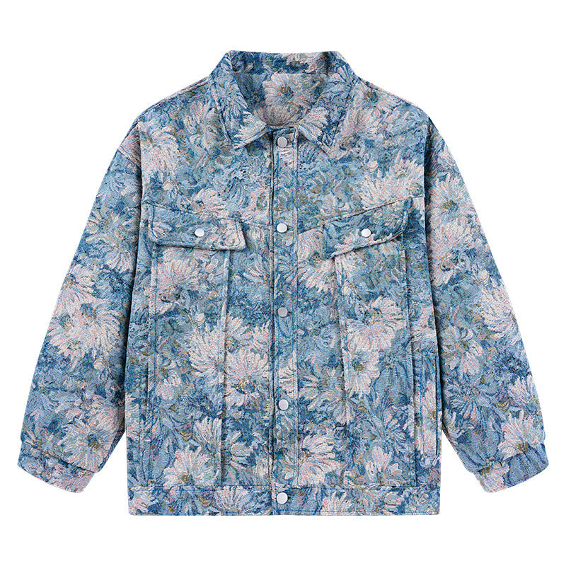 Damen modische Blumenmuster-Jacke Krohn-e