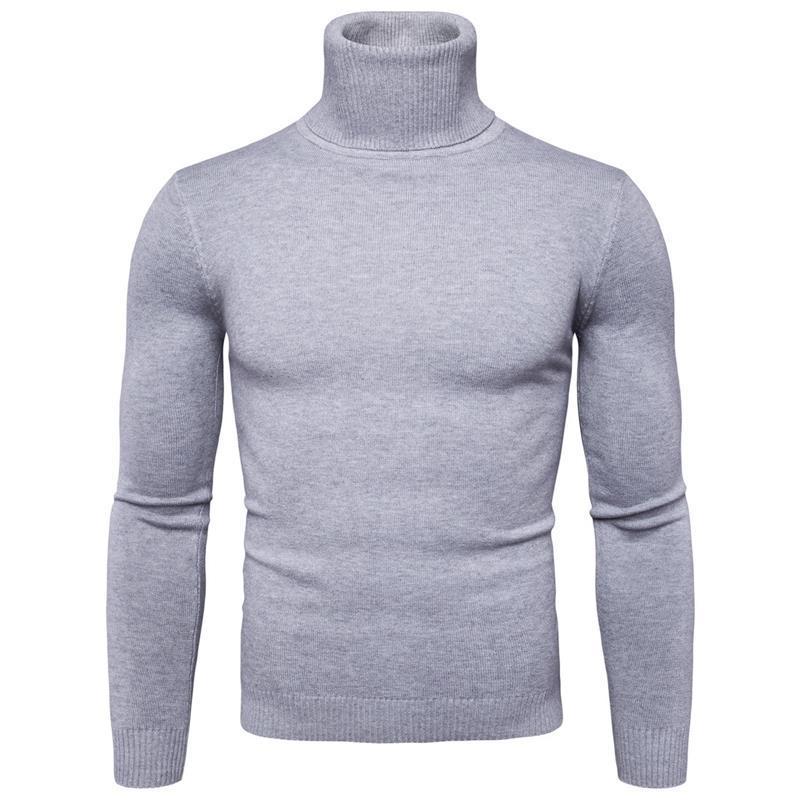 Herren Rollkragenpullover aus feiner Merinowolle Krohn-e