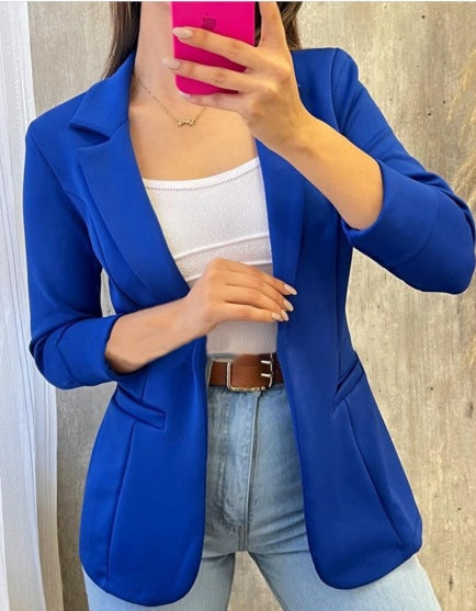 Damen Modischer Blazer mit lässigen Taschen Krohn-e