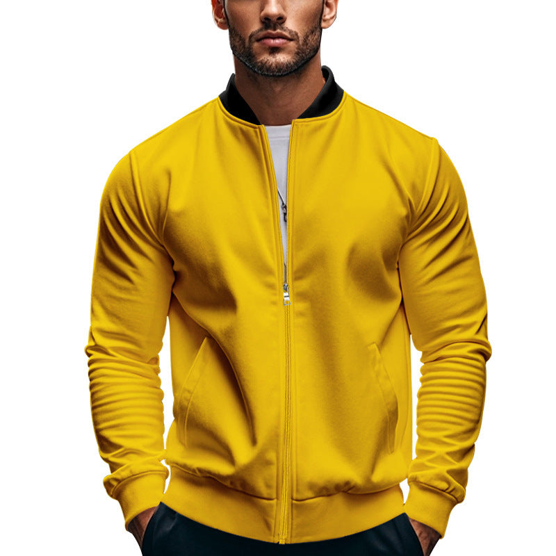 Herren sportliche Jacke mit praktischem Reißverschluss und atmungsaktiven Materialien Krohn-e
