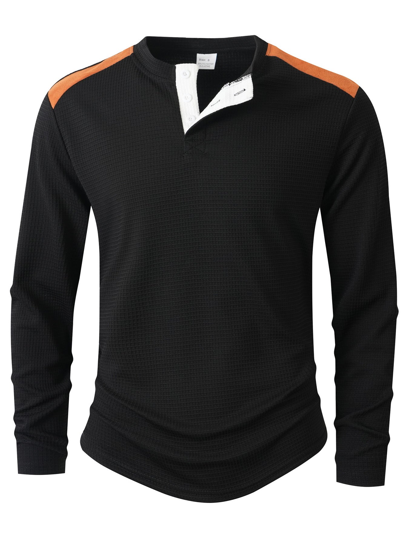 Herren Langarmshirt mit einzigartigem Strukturdesign Krohn-e