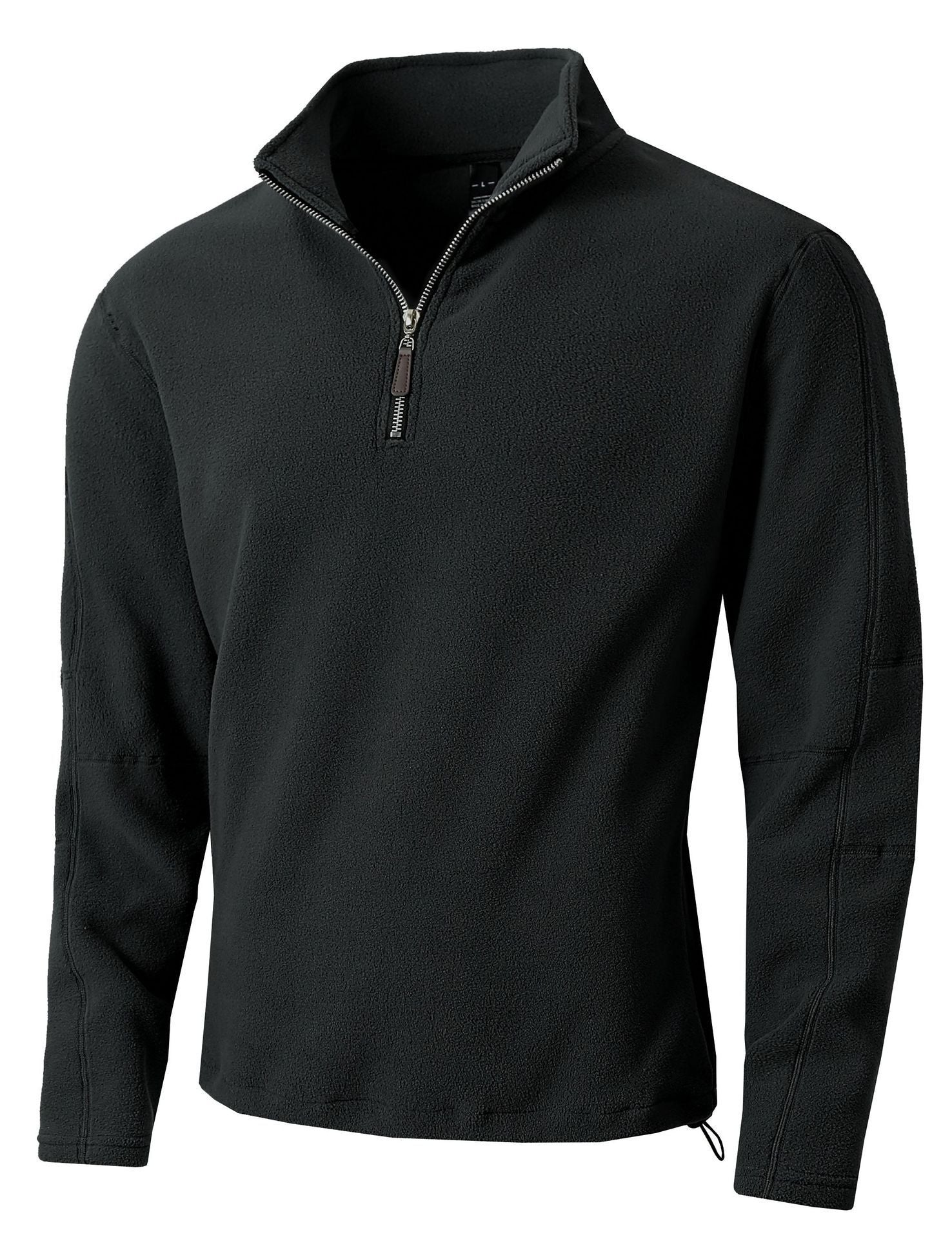 Herren Fleece-Pullover mit halblangem Reißverschluss und Stehkragen Krohn-e