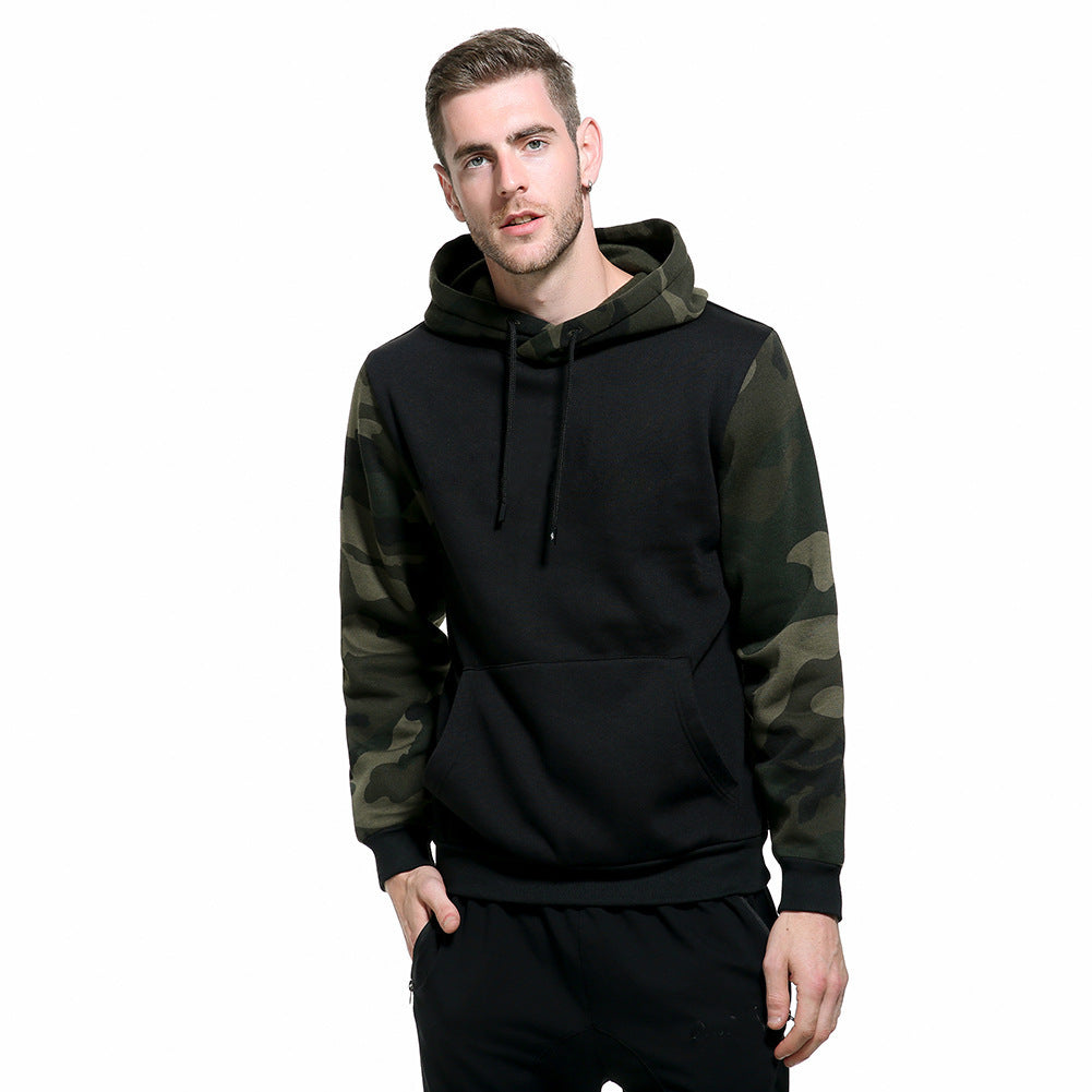 Herren Kapuzenpullover mit modernem Camouflage-Design und praktischen Taschen Krohn-e