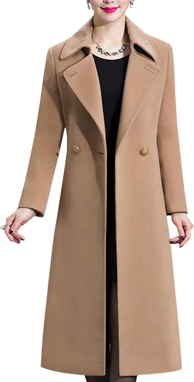 Damen Eleganter langer Mantel Krohn-e