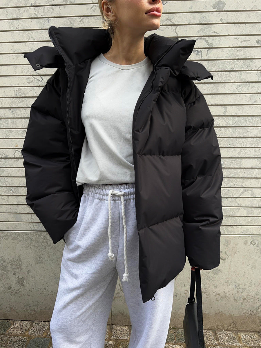 Krohn-e | Schönheit Kapuze Lockere Baumwolljacke
