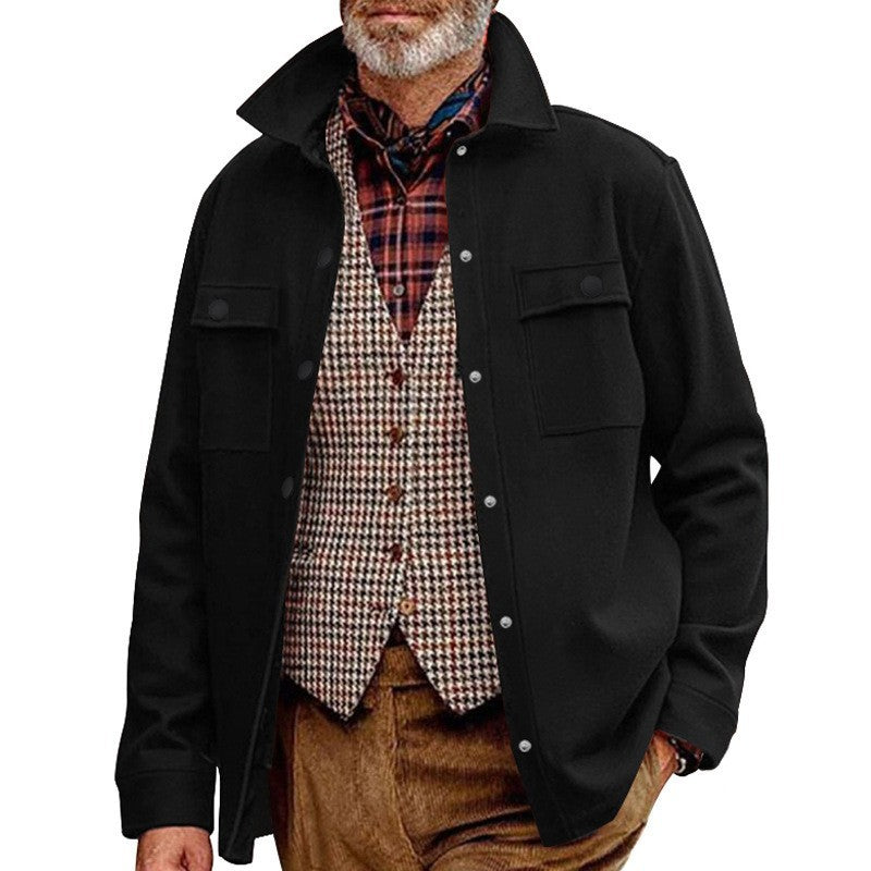 Herren lässige Outdoor-Jacke mit praktischen Taschen und modernem Schnitt Krohn-e