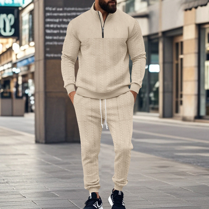 Herren Sportliches Freizeit-Set aus atmungsaktivem Material mit strukturiertem Design Krohn-e