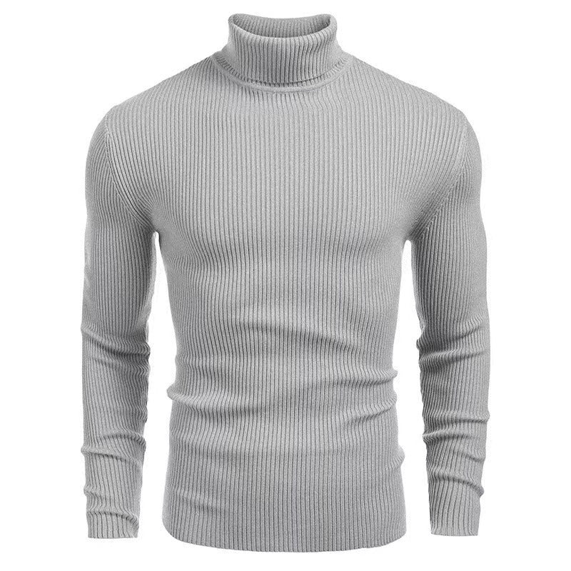 Herren Rollkragenpullover aus feiner Baumwolle mit strukturiertem Design Krohn-e