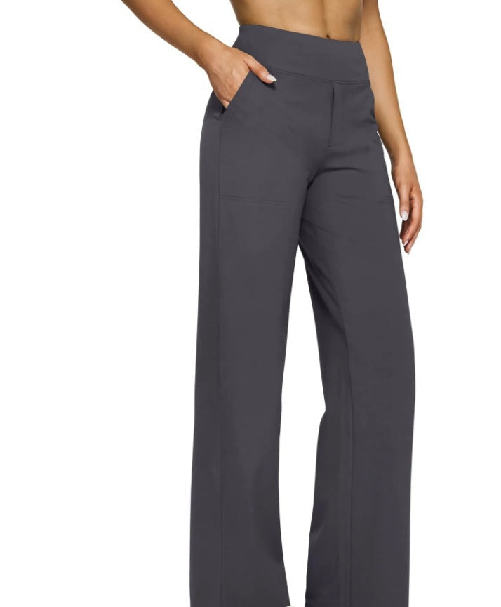 Damen Weitgeschnittene Lounge-Hose mit elastischem Bund Krohn-e