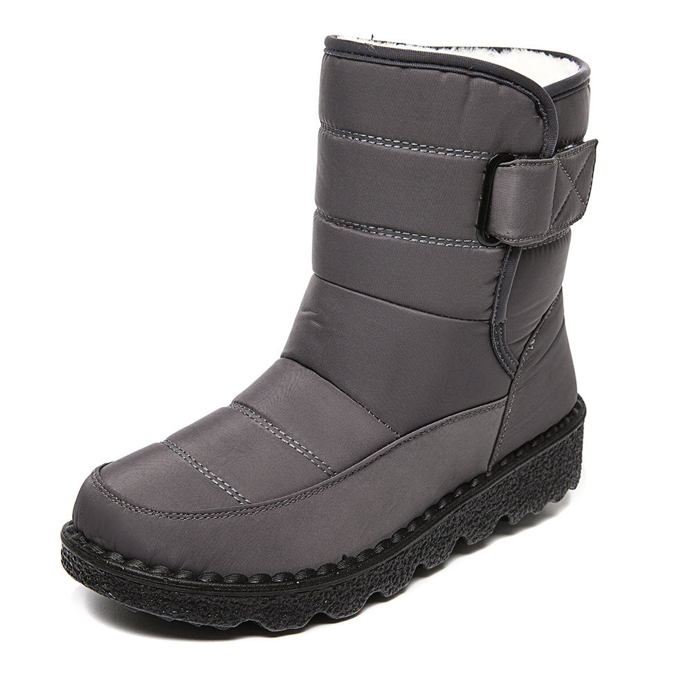 Krohn-e | Wasserdichte High-Top Slip-On Schneestiefel