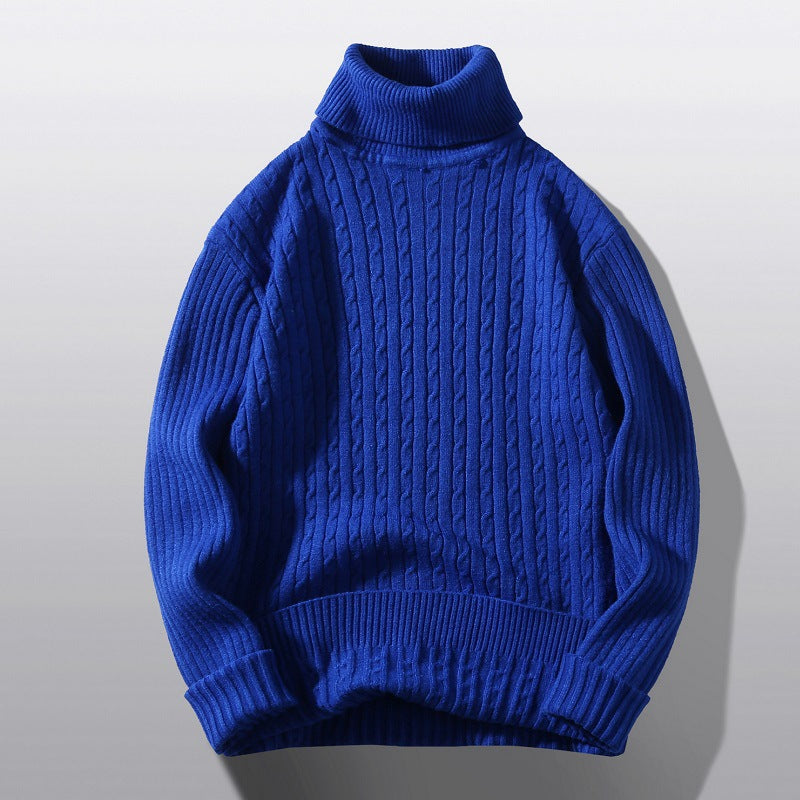 Damen Strickpullover mit hohem Kragen und Rippenmuster Krohn-e