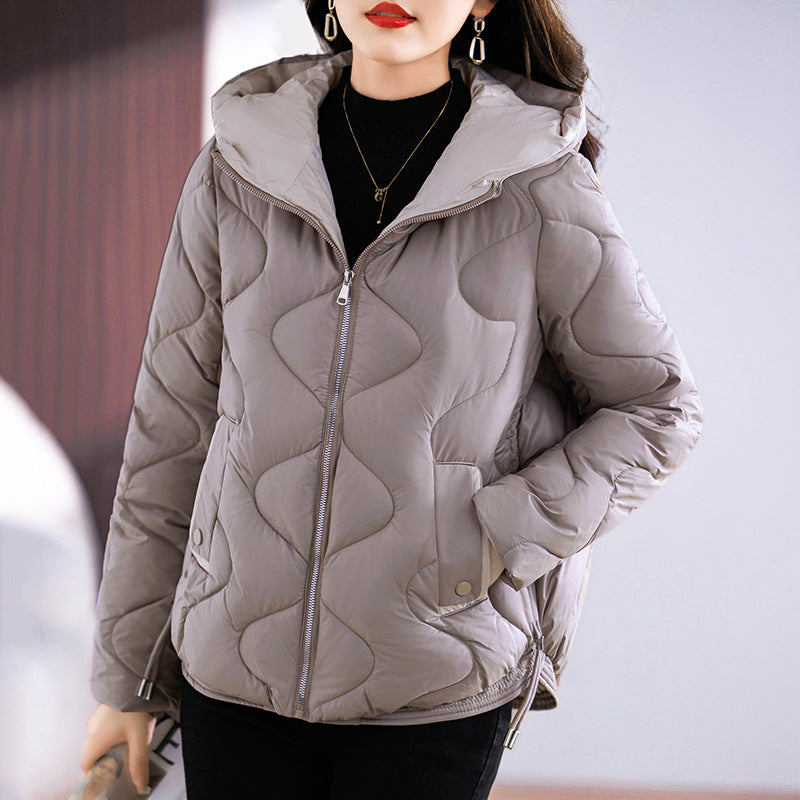 Damen isolierte Pufferjacke mit hohem Kragen und praktischen Reisverschlusstaschen Krohn-e