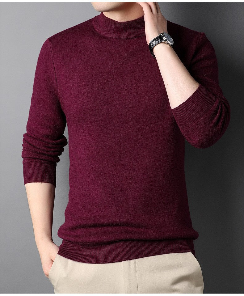 Herren Feinstrickpullover mit Rollkragen und soften Materialien Krohn-e
