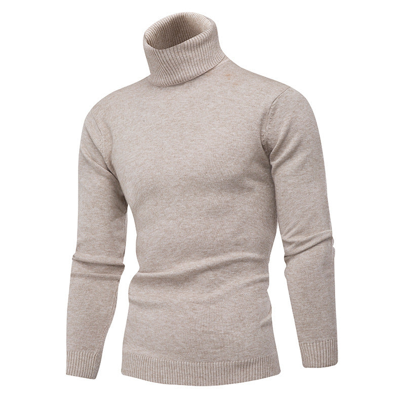 Herren Strickpullover mit hohem Kragen Krohn-e