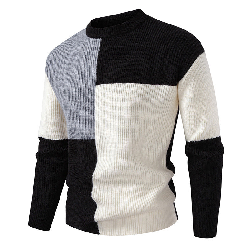 Herren stilvoller und komfortabler gestrickter Pullover Krohn-e