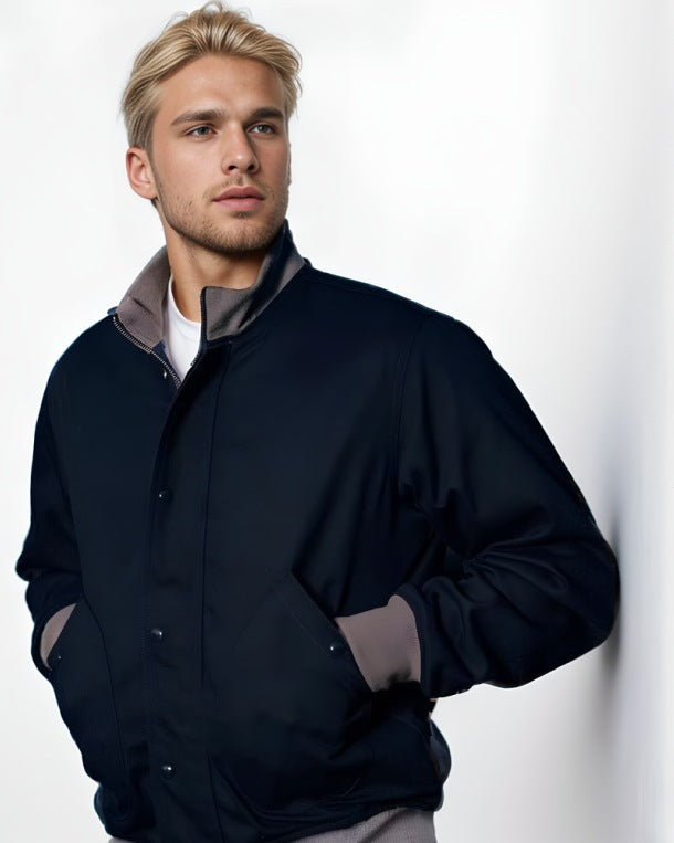 Herren modische Übergangsjacke mit zwei Taschen Krohn-e