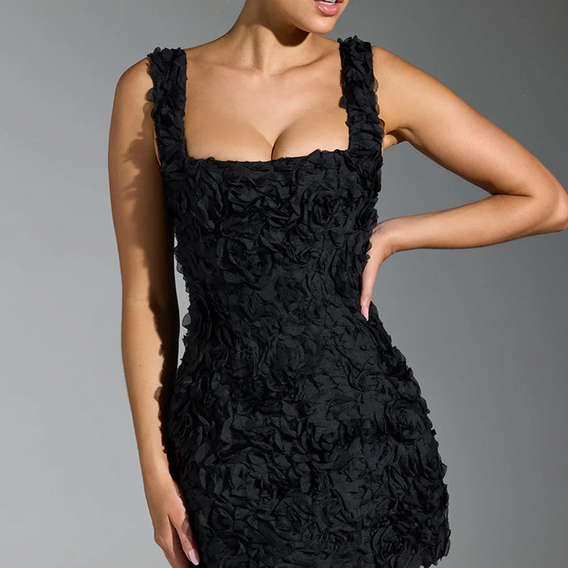 Fudus: Modernes ärmelloses Minikleid mit Bindebändern